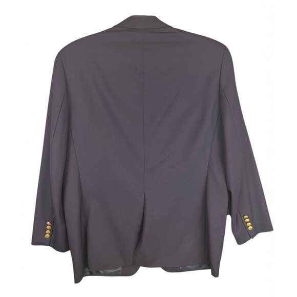 Chaps Ralph Lauren Blazer Mens 43R Wool Gold Buttons Double Vent Classic Jacket - Picture 2 of 13